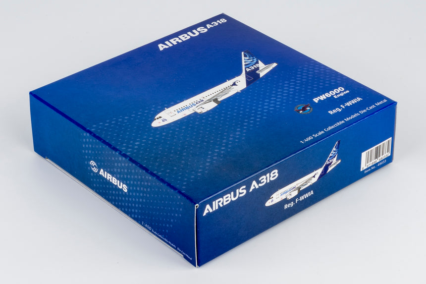 NG Models Airbus Industrie Airbus A318-100 F-WWIA (current colors; with No.49 for PAS 2005) 1/400 Aircraft Scale Model