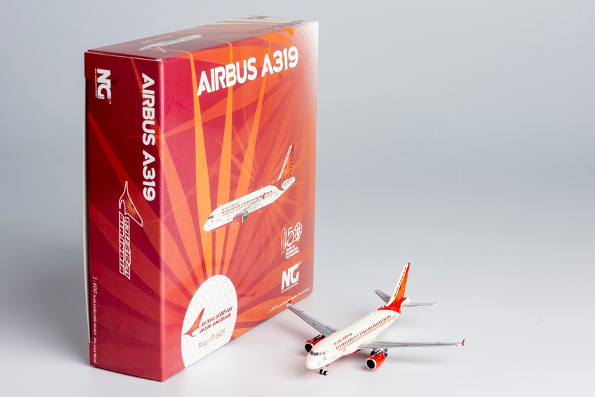 Air India Airbus A319-100 VT-SCF with "150 Years of Celebrating The Mahatma" sticker 1/400 Aircraft Scale Model