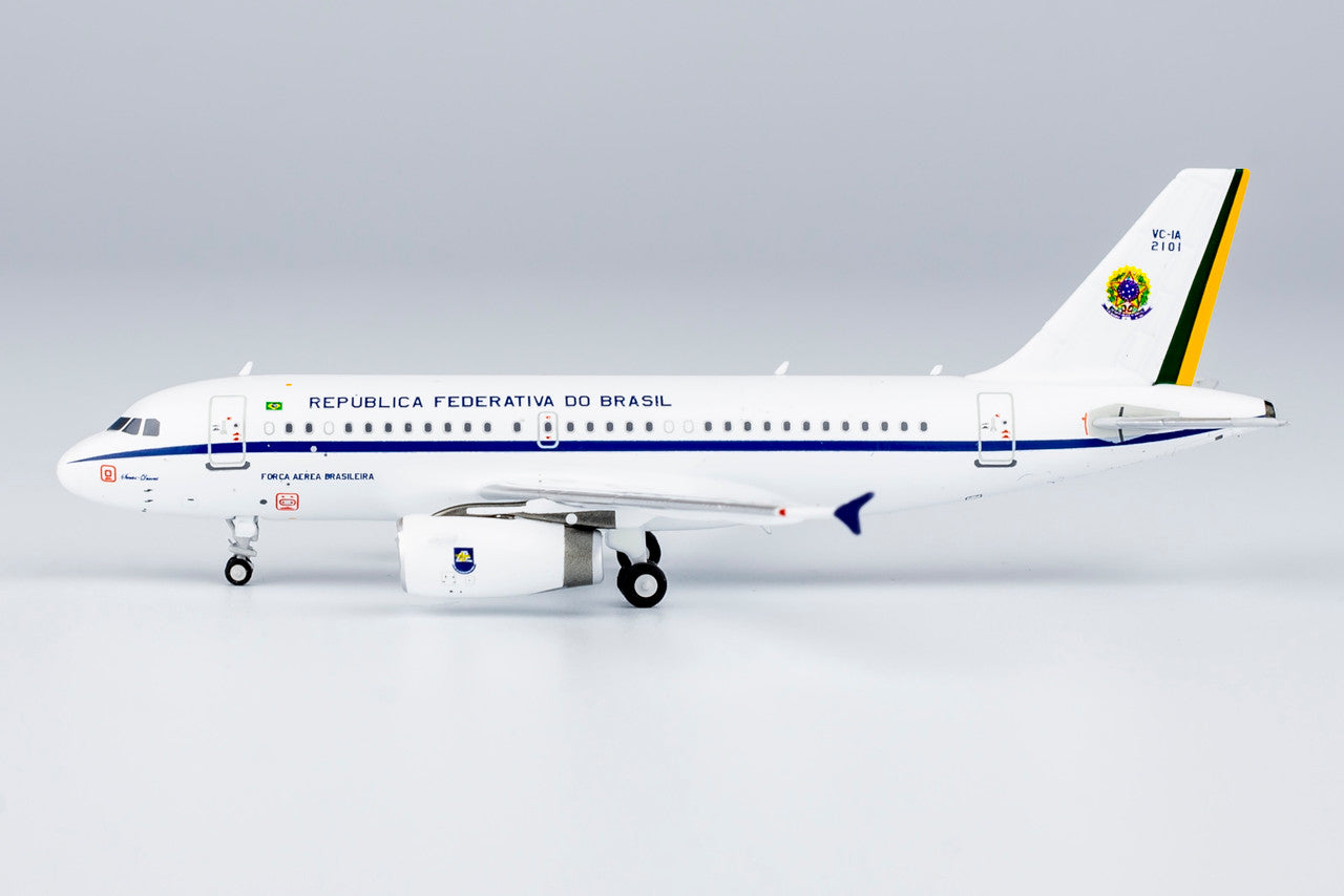 NG Models Brazilian Air Force Airbus A319-100 ACJ(VC-1A) FAB2101 Old Colours 1/400 Scale