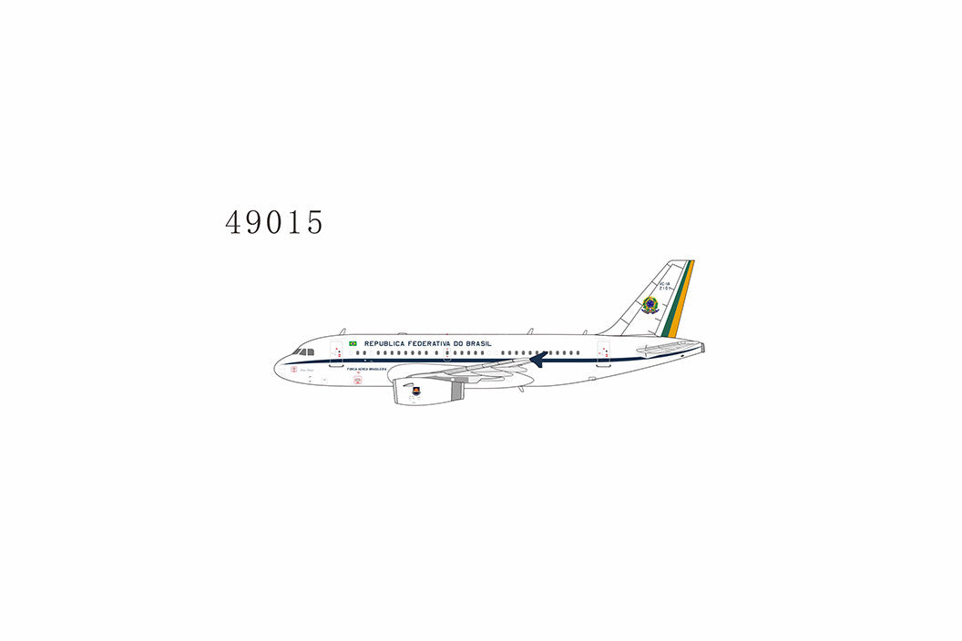 NG Models Brazilian Air Force Airbus A319-100 ACJ(VC-1A) FAB2101 Old Colours 1/400 Scale