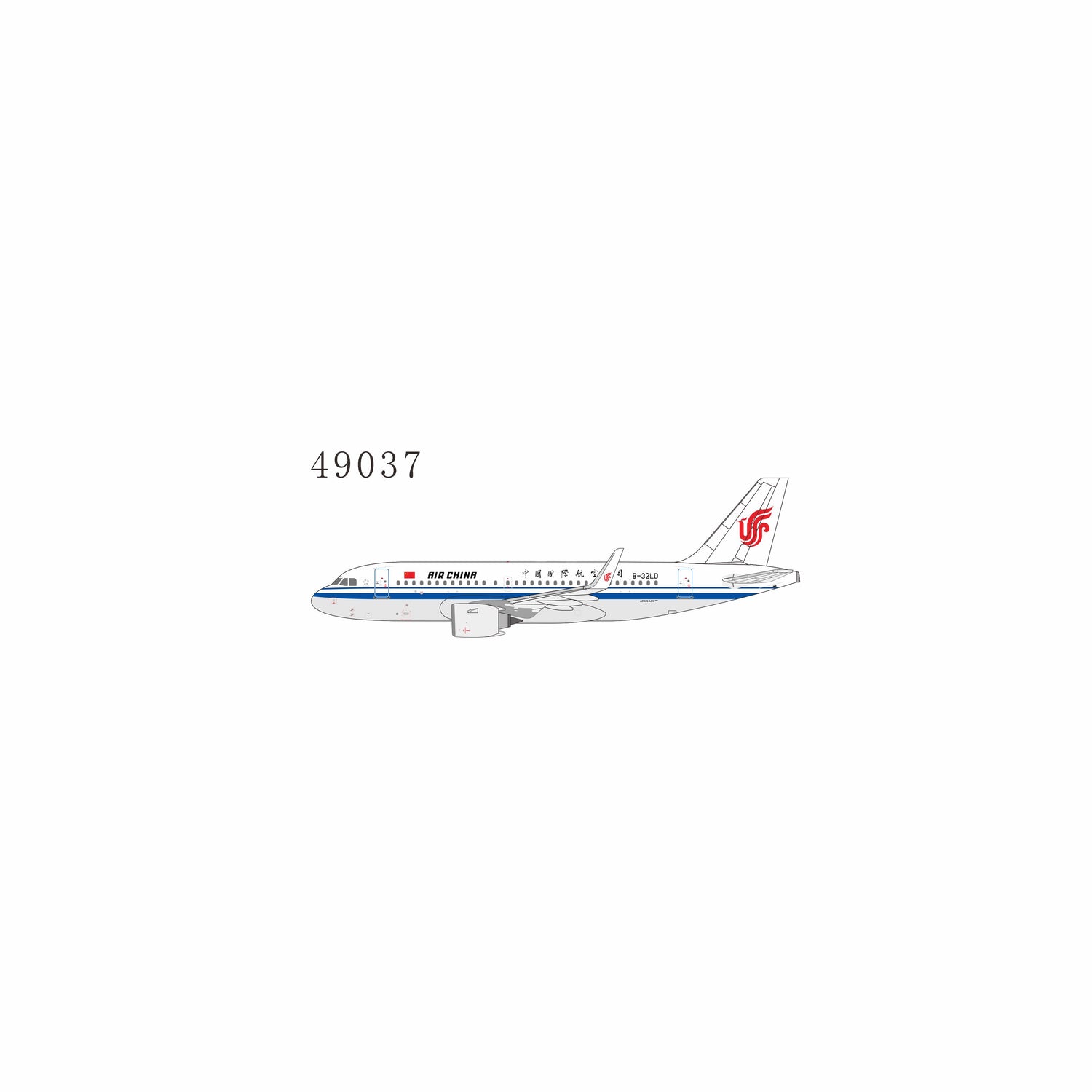 NG Models Air China first A319neo for Air China Airbus A319neo B-32LD 1/400 Aircraft Scale Model