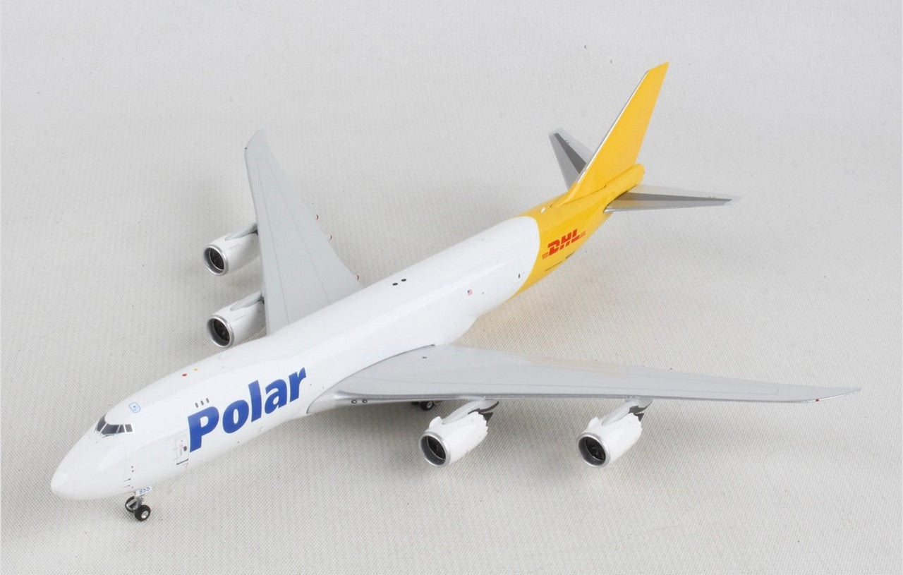 Phoenix DHL Polar Boeing 747-87UF N855GT 1/400 Aircraft Scale Model