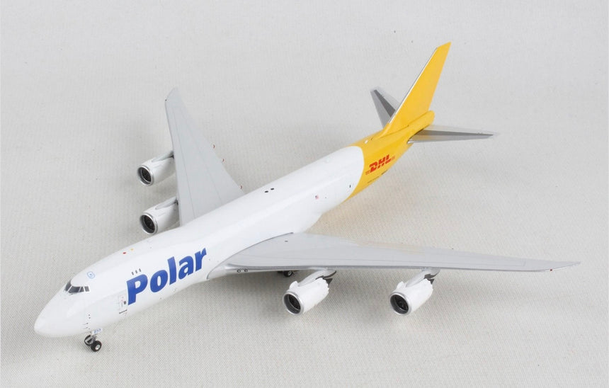 Phoenix DHL Polar Boeing 747-87UF N855GT 1/400 Aircraft Scale Model