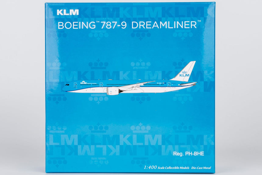 NG Models KLM Royal Dutch Airlines (revised current colors; named "Dahlia") Boeing 787-9 Dreamliner PH-BHE 1/400 Aircraft Scale Model