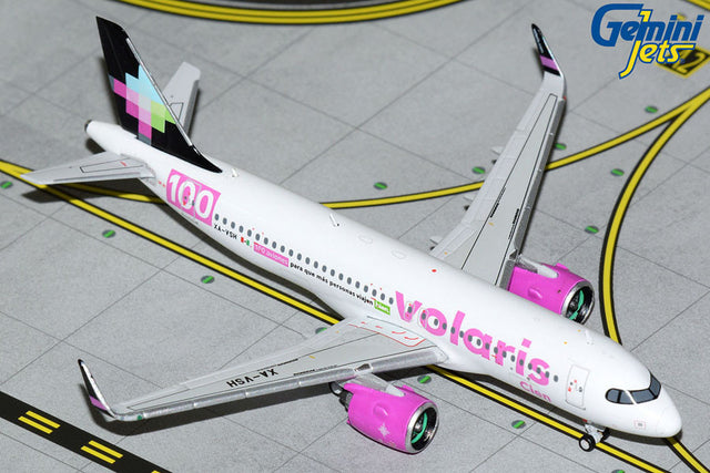 GeminiJets Volaris Airbus A320neo "100 Aviones" 1/400 Aircraft Scale Model