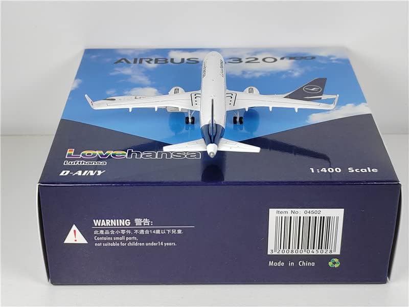 Phoenix Lufthansa Airbus A320Neo Lovehansa D-AINY 1/400 Aircraft Scale Model