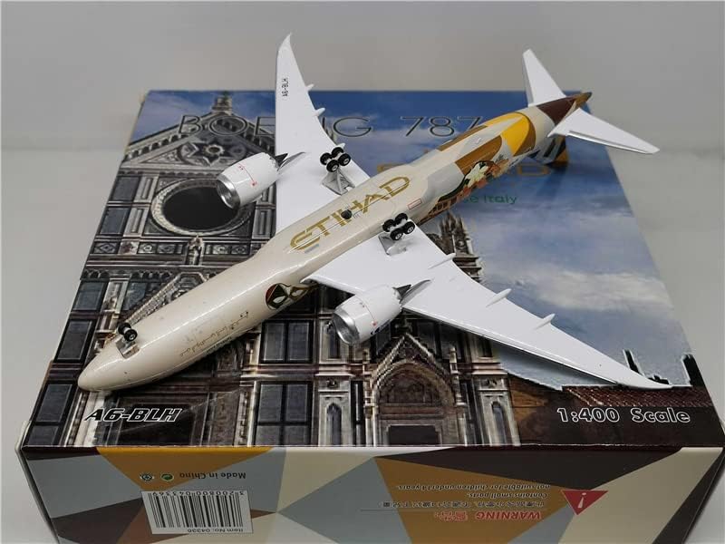 Phoenix Etihad Airways Boeing 787-9 'Choose Italy' A6-BLH 1/400 Aircraft Scale Model