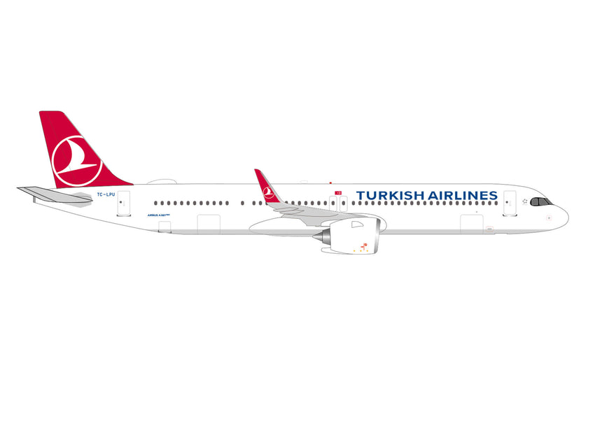 Herpa Turkish Airlines Airbus A321neo – TC-LPU 1/500 Aircraft Scale Model