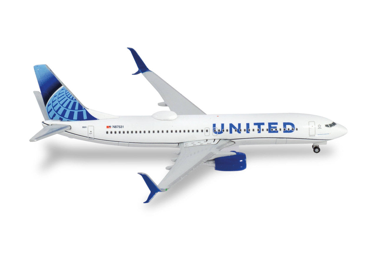 Herpa United Airlines Boeing 737-800 – N87531 1/500 Scale