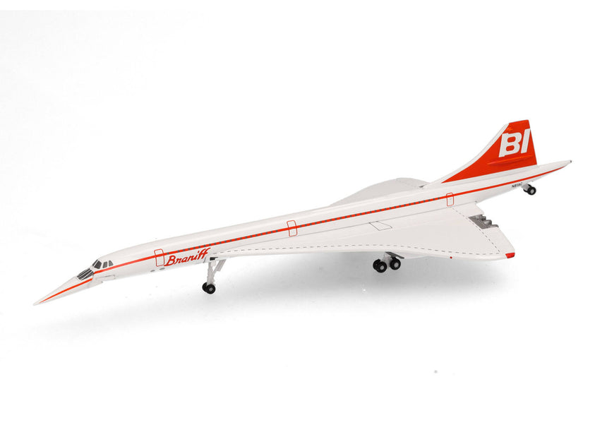 Herpa Braniff International Concorde - N81AC 1/500 Aircraft Scale Model
