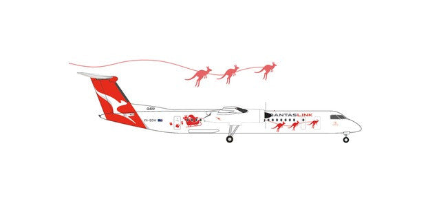 Herpa QantasLink Bombardier Q400 "Dasher-8" 1/500 Scale