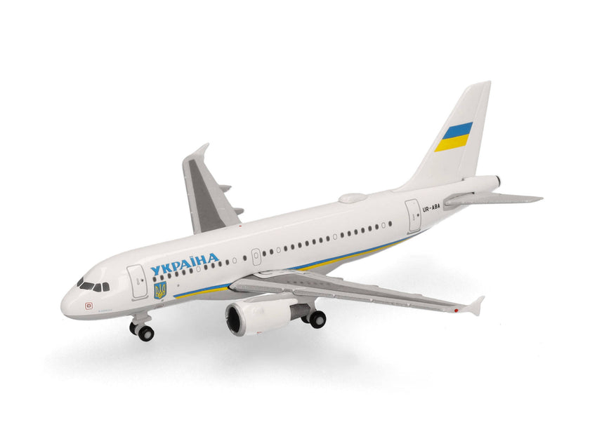 Herpa Ukraine Government Airbus A319 ACJ 1/500 Aircraft Scale Model