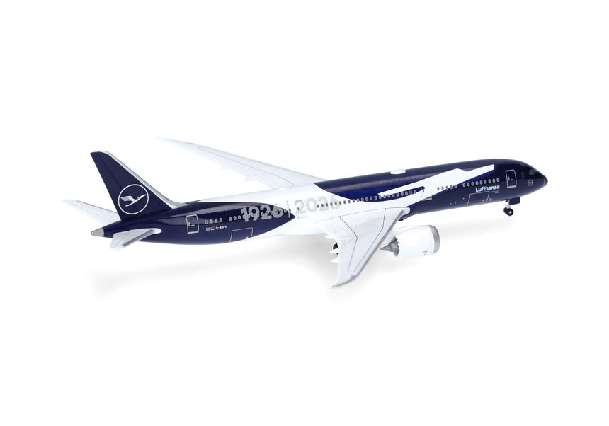 Herpa Lufthansa Boeing 787-9, D-ABPU "Berlin", Dreamliner "100 Years" 1/500 Aircraft Scale Model