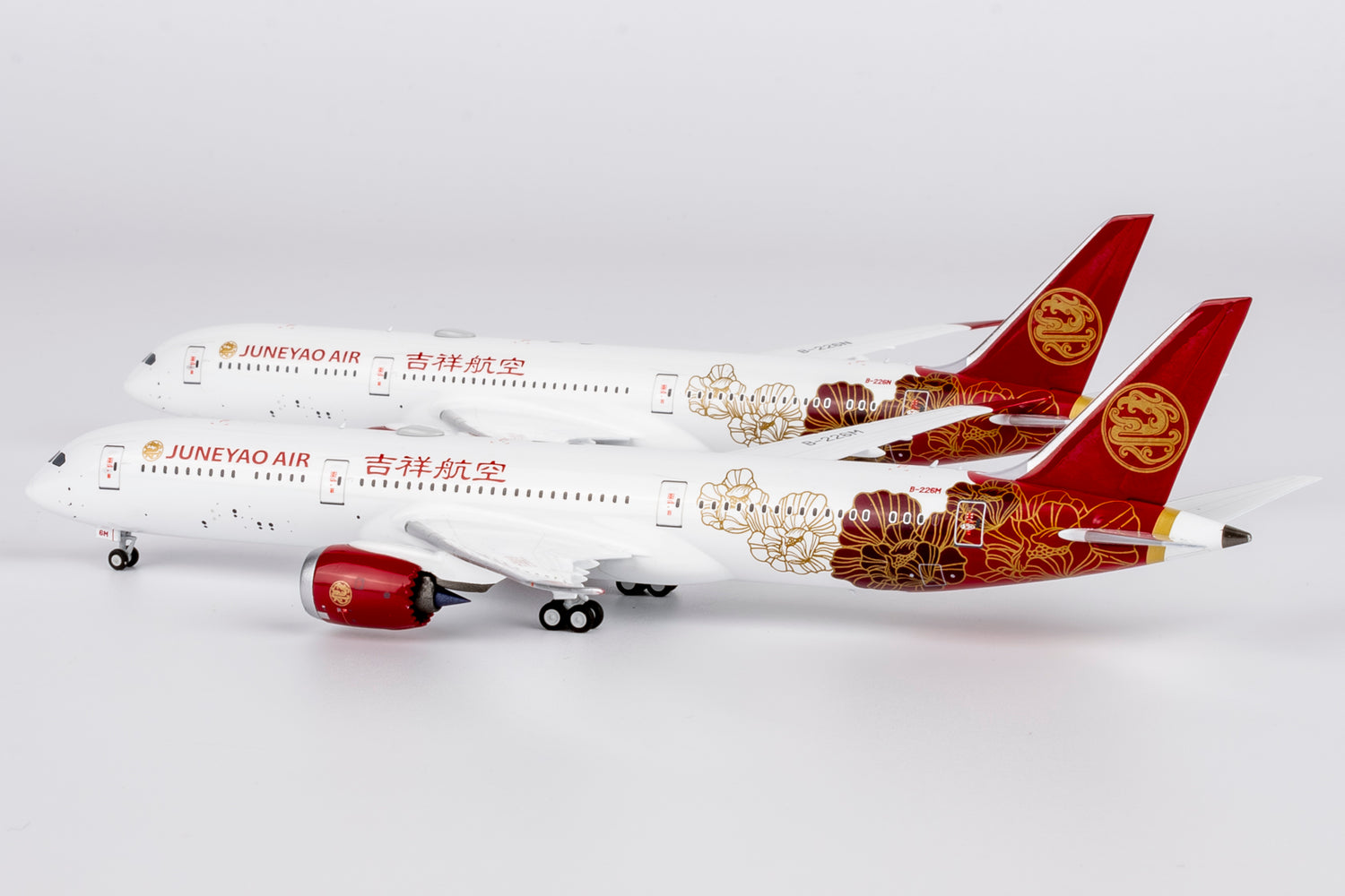 NG Models Juneyao Airlines Blossoming China (百年吉祥·花见神州) 787-9 Dreamliner B-226M 1/400 Scale