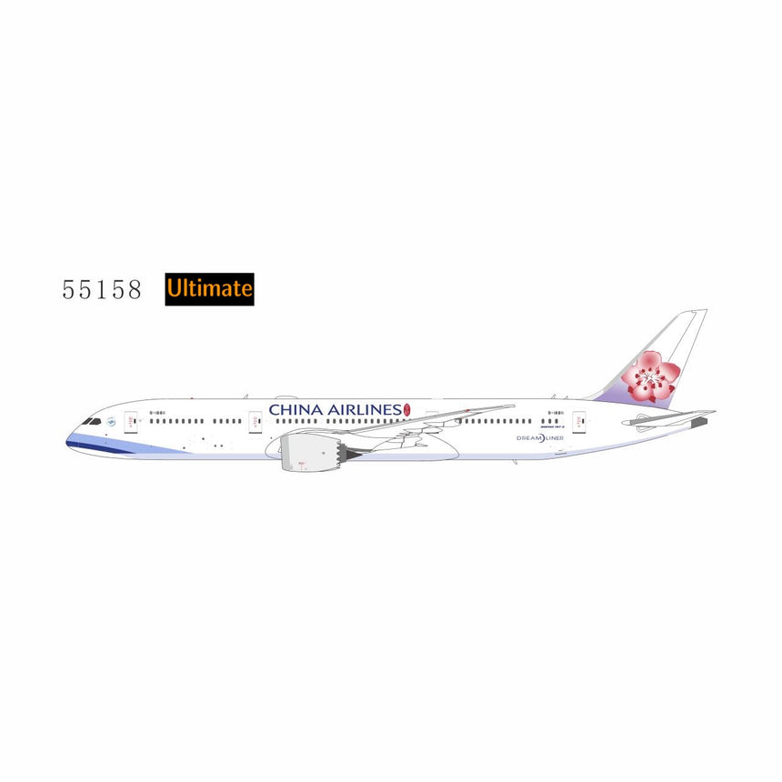 NG Models China Airlines Boeing 787-9 Dreamliner B-18811 (first 787-9 for China Airlines) (Ultimate) 1/400 Aircraft Scale Model