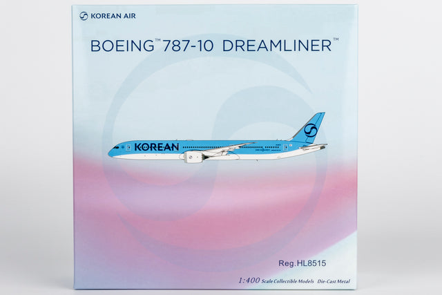 NG Models Korean Air 2025's livery Boeing 787-10 Dreamliner HL8515 1/400 Aircraft Scale Model