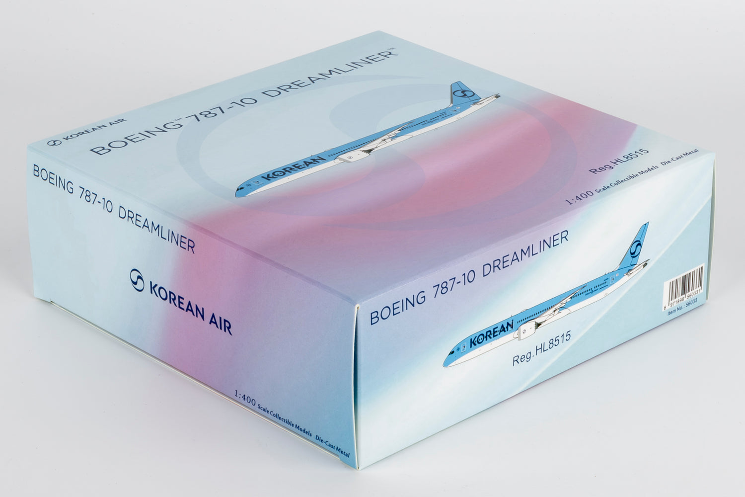 NG Models Korean Air 2025's livery Boeing 787-10 Dreamliner HL8515 1/400 Scale