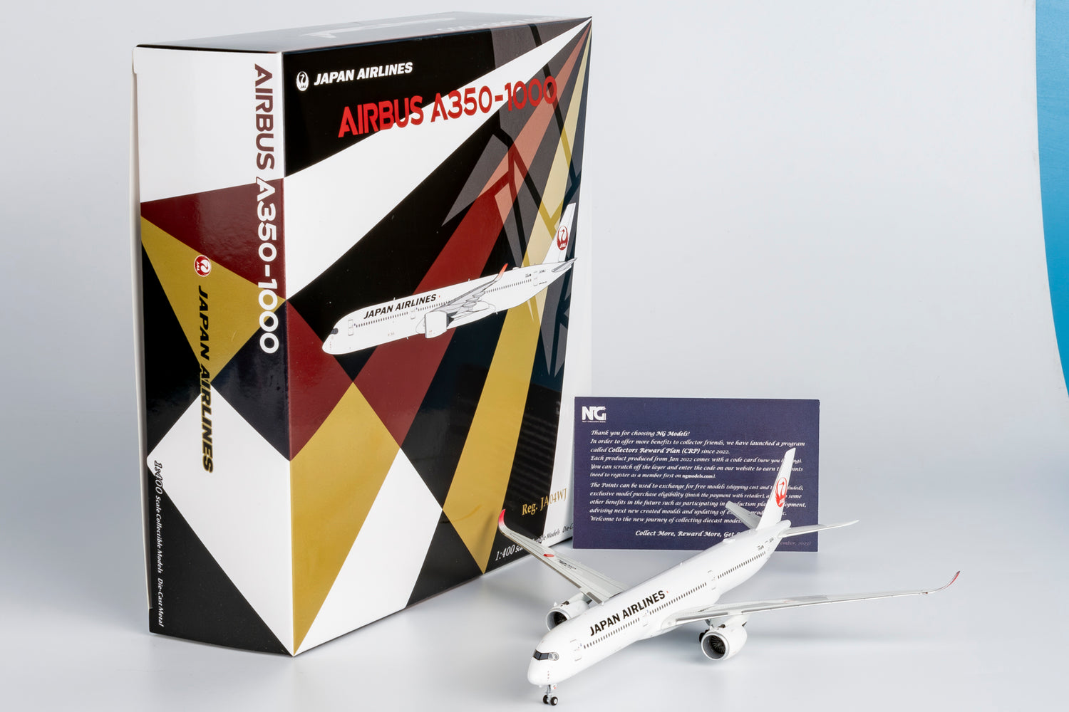 NG Models Japan Airlines (JAL) Airbus A350-1000 JA04WJ 1/400 Aircraft Scale Model