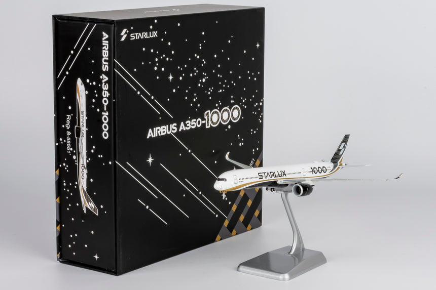 NG Models Starlux Airlines (Carbon Fiber colors; first A350-1000 for Starlux Airlines) Airbus A350-1000 B-58551 (ULTIMATE) 1/400 Aircraft Scale Model