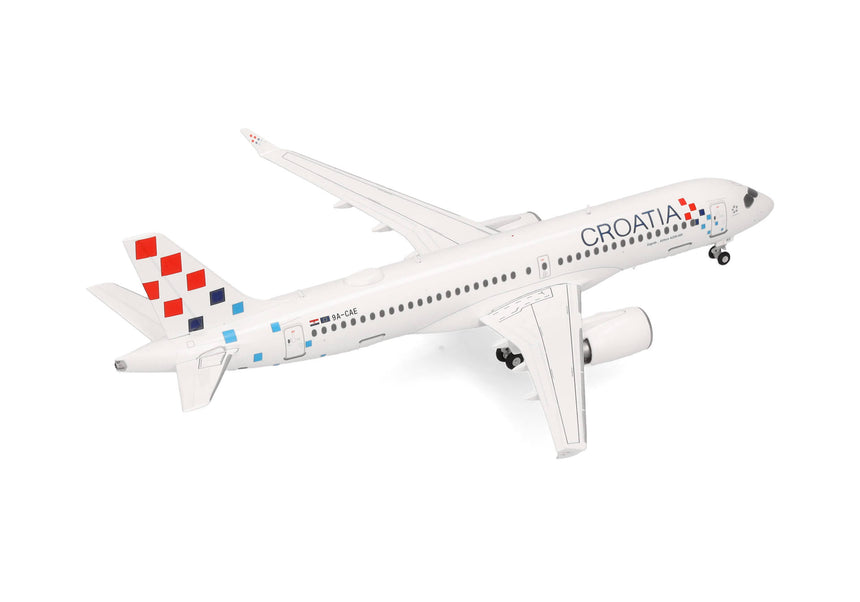 Herpa Croatia Airlines Airbus A220-300 – 9A-CAE 1/200 Scale