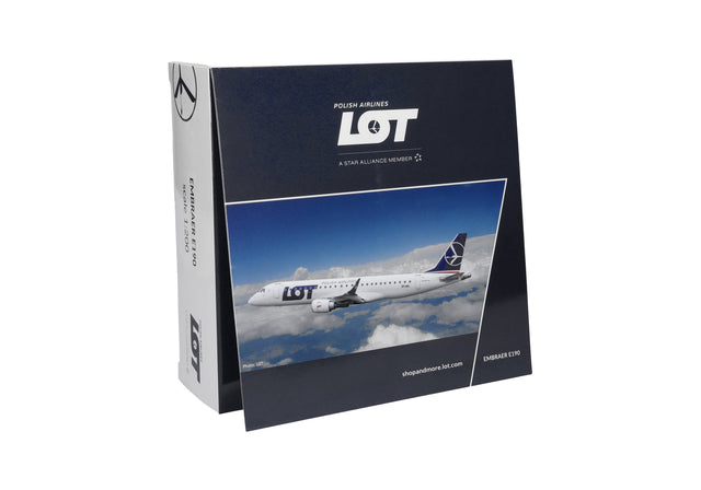 Herpa LOT Polish Airlines Embraer E190 1/200 Aircraft Scale Model