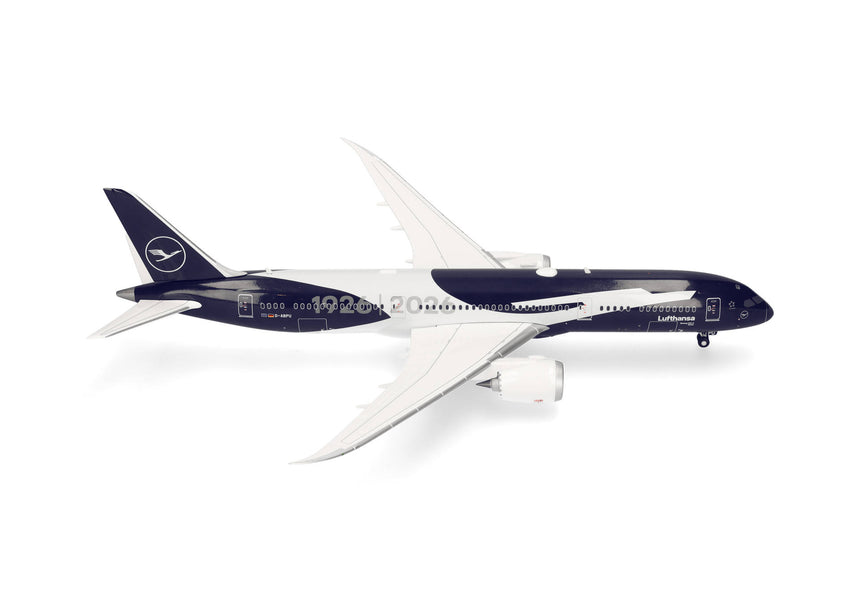 Herpa Lufthansa Boeing 787-9 Dreamliner "100 Years" - D-ABPU "Berlin" 1/200 Aircraft Scale Model