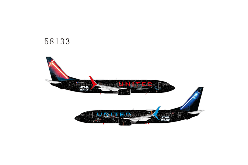 NG Models United Airlines Boeing 737-800/w SW N36272 1/400 Aircraft Scale Model
