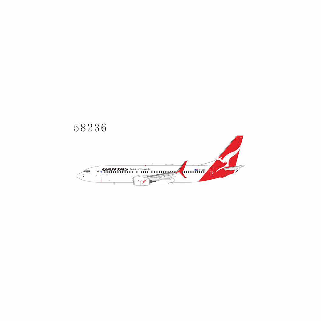 NG Models Qantas Boeing 737-800/w “Lorne” VH-VZU 1st Qantas Boeing 737 1/400 Scale