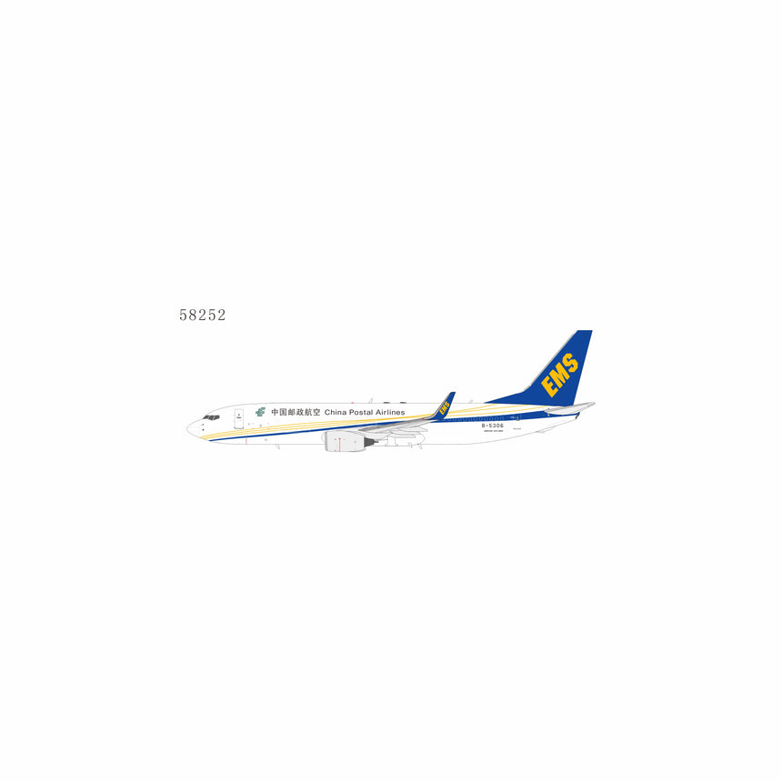 NG Models China Postal Airlines Boeing 737-800BCF/w B-5306 1/400 Aircraft Scale Model