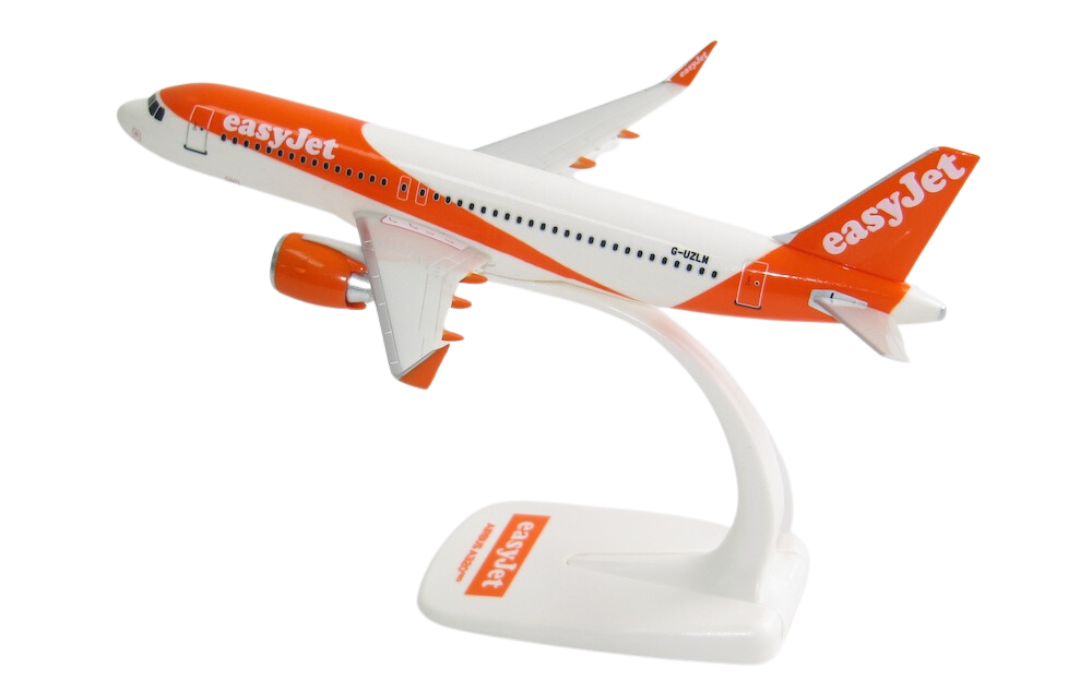 EasyJet Airbus A320Neo Snap-fit Model Plane 1/200 Aircraft Scale Model