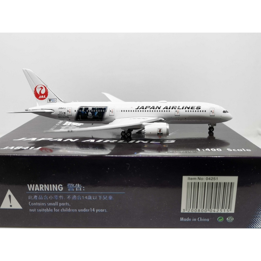 Phoenix JAL Boeing 787-8 "Spirit of Victory" JA841J 1/400 Aircraft Scale Model