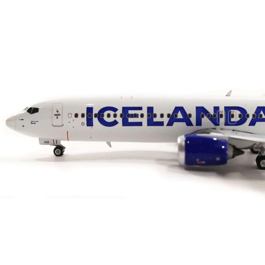 Phoenix Icelandair Boeing 737-900Max Purple Tail TF-ICD 1/400 Aircraft Scale Model
