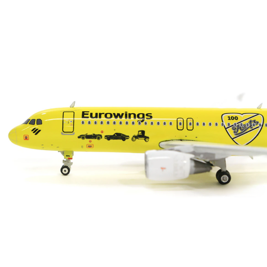 Phoenix Eurowings Airbus A320 D-ABDU 'Hertz' 1/400 Aircraft Scale Model