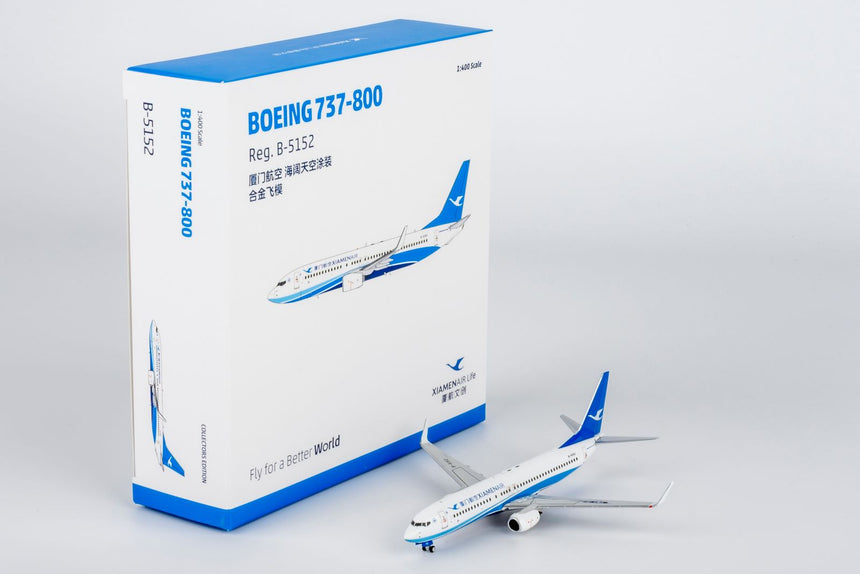 NG Models Xiamen Airlines (current colors 海阔天空涂装) Boeing 737-800/w B-5152 1/400 Aircraft Scale Model