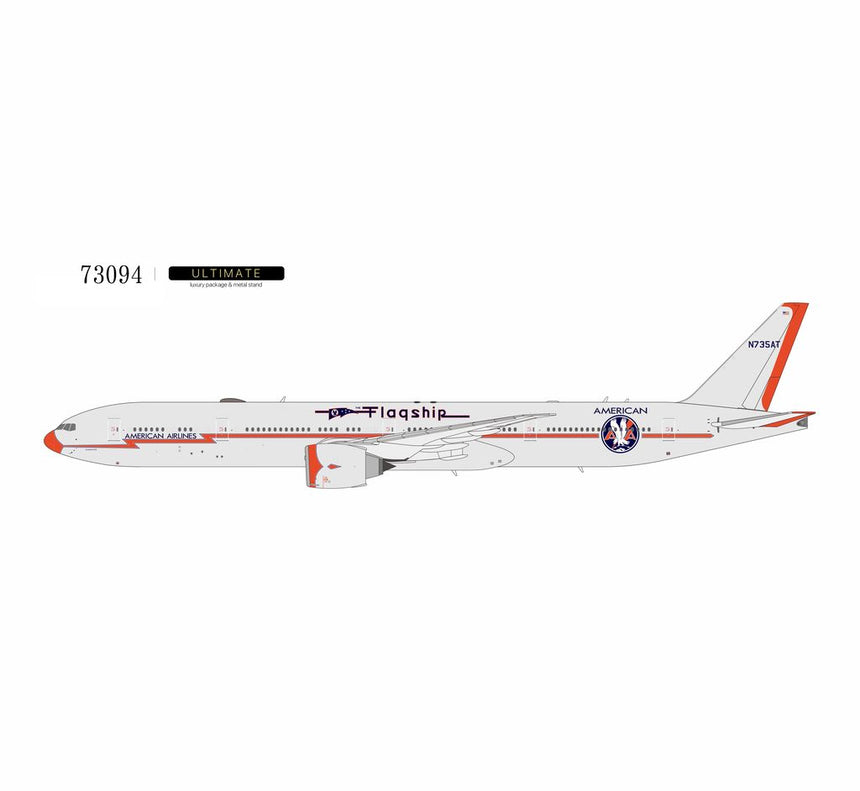 NG Models American Airlines (Flagship DFW livery) Boeing 777-300ER N735AT (Ultimate) 1/400 Aircraft Scale Model