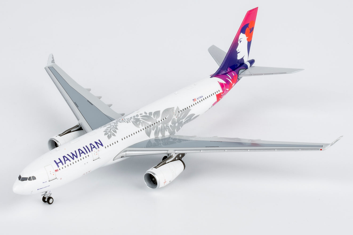 NG Models Hawaiian Airlines Airbus A330-200 N379HA 1/400 Aircraft Scale Model