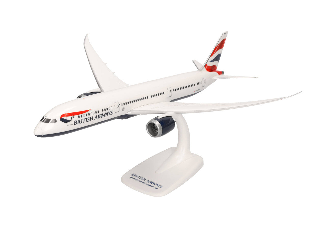 Herpa British Airways Boeing 787-9 Dreamliner - G-ZBKA Model 1/200 Aircraft Scale Model