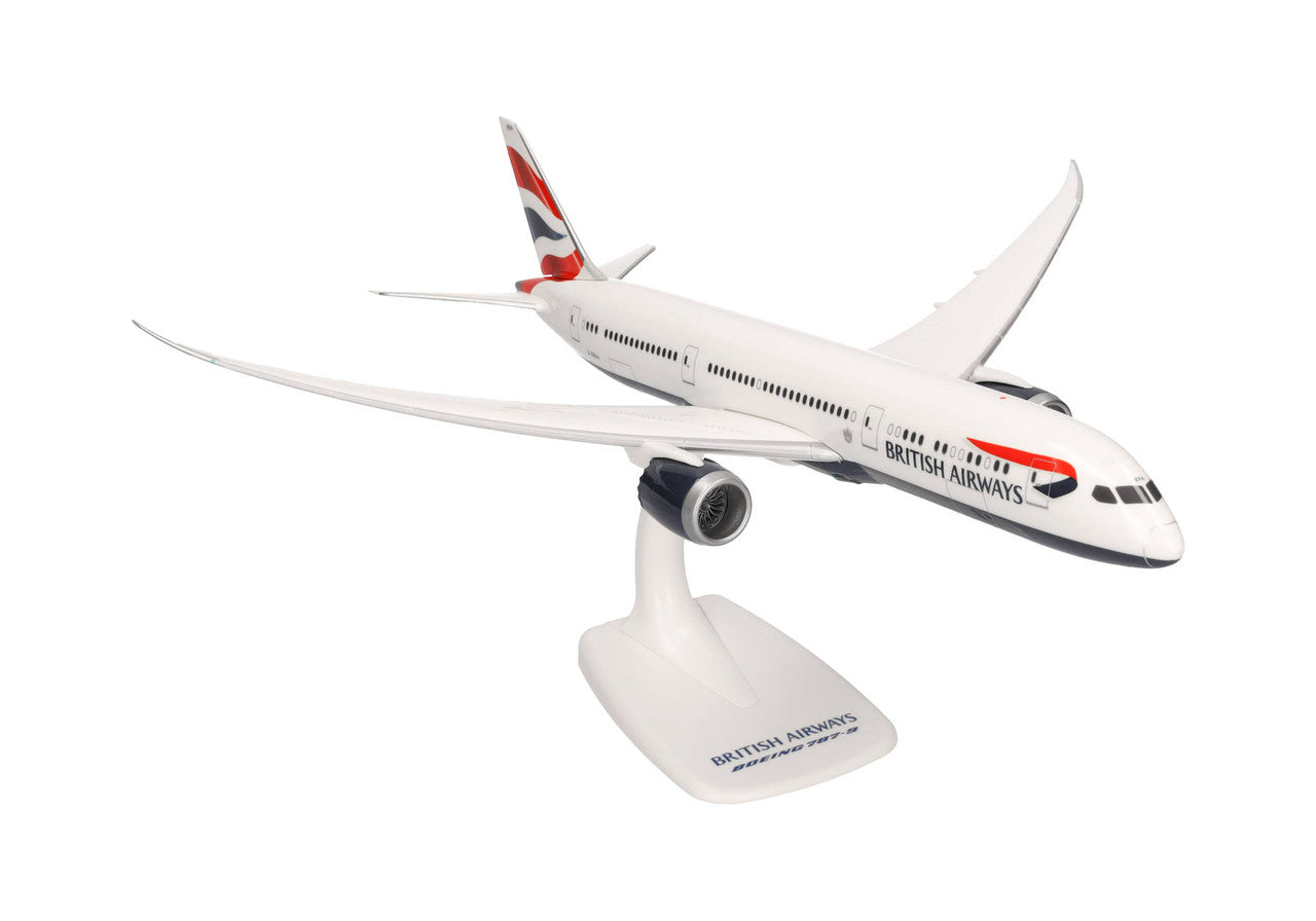 Herpa British Airways Boeing 787-9 Dreamliner - G-ZBKA Model 1/200 Aircraft Scale Model