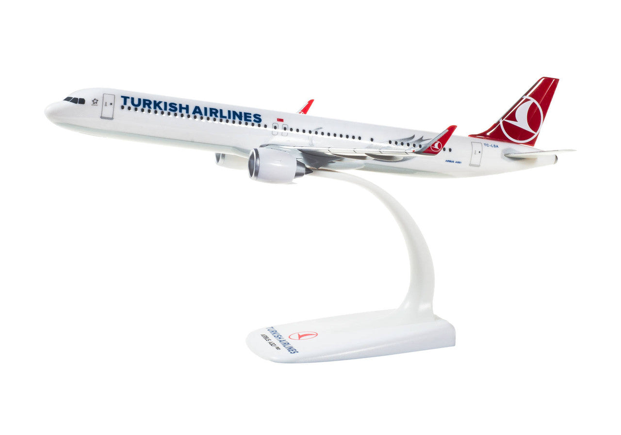 Herpa Turkish Airlines Airbus A321neo TC-LSA 1/200 Aircraft Scale Model