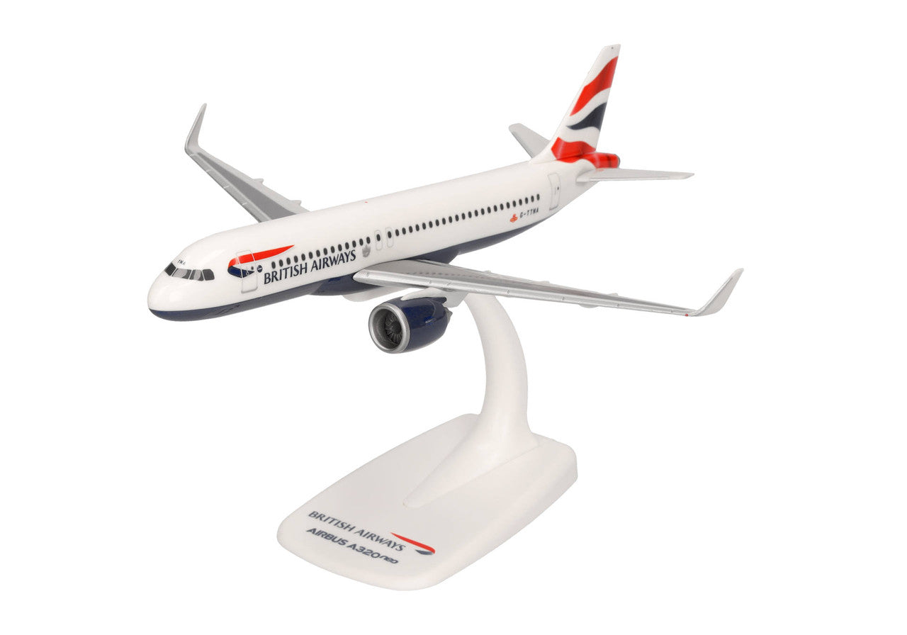 Herpa British Airways Airbus A320neo – G-TTNA 1/200 Scale