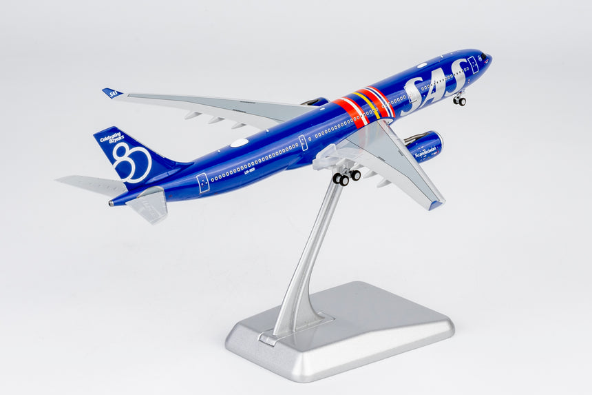 NG Models SAS Scandinavian Airlines Airbus A330-300 LN-RKR Celebrating 80 Years Livery; (Ultimate) 1/400 Aircraft Scale Model