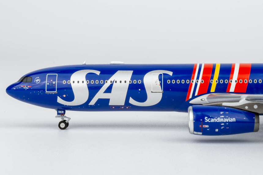 NG Models SAS Scandinavian Airlines Airbus A330-300 LN-RKR Celebrating 80 Years Livery; (Ultimate) 1/400 Aircraft Scale Model
