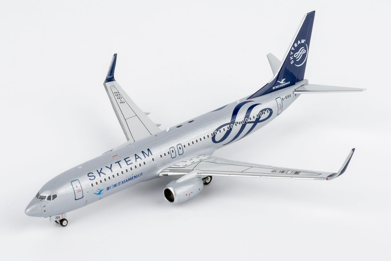 NG Models Xiamen Airlines "Skyteam" livery Boeing 737-800/w B-5159 1/400 Aircraft Scale Model