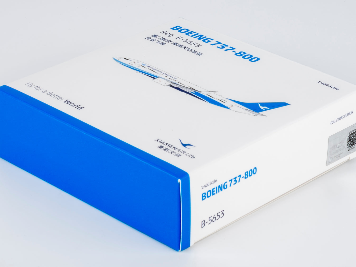 NG Models Xiamen Airlines Boeing 737-800/w B-5653 1/400 Aircraft Scale Model