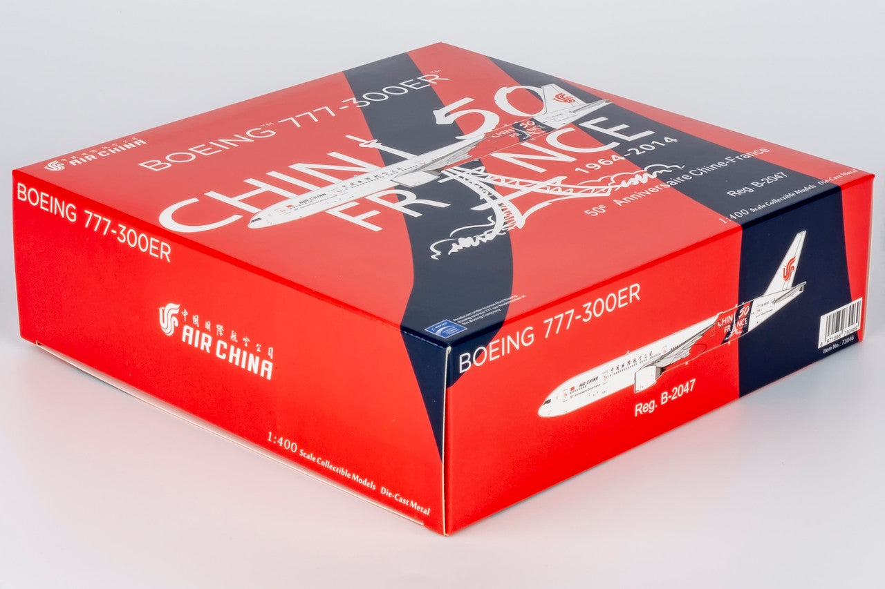 NG Models Air China "50 Years of China & France Diplomatic Relations" Boeing 777-300ER B-2047 1/400 Scale