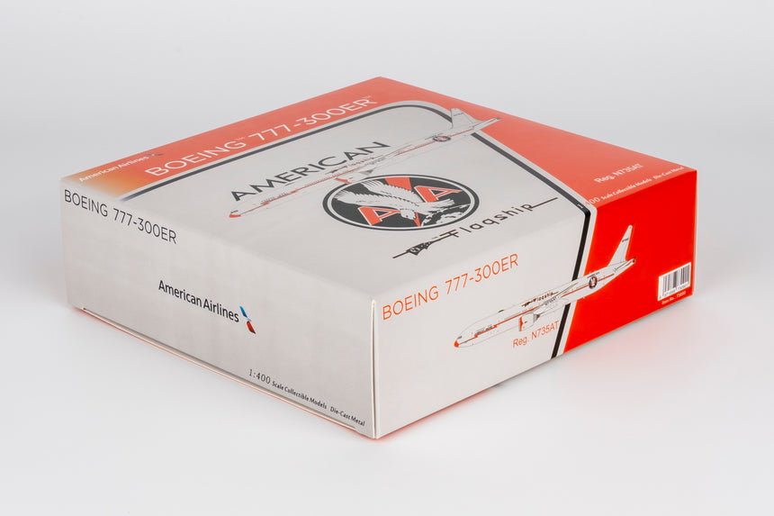 NG Models American Airlines (Flagship DFW livery) Boeing 777-300ER N735AT 1/400 Aircraft Scale Model