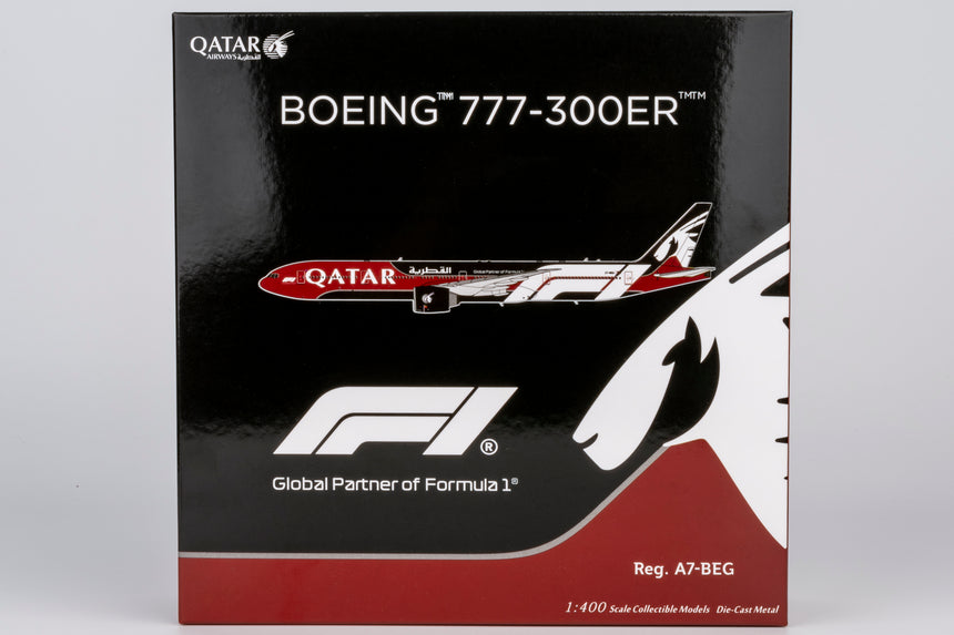 NG Models Qatar Airways Boeing 777-300ER A7-BEG 1/400 Aircraft Scale Model