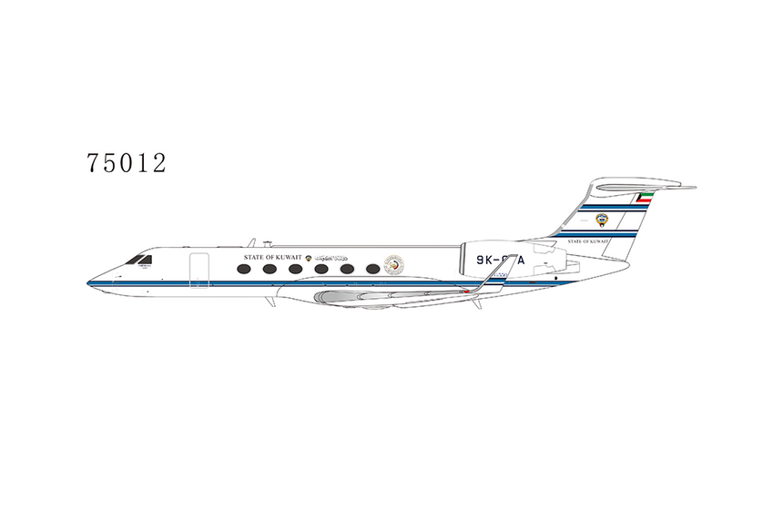 NG Models Kuwait Government Gulfstream G550 9K-GFA 1/200 Aircraft Scale Model