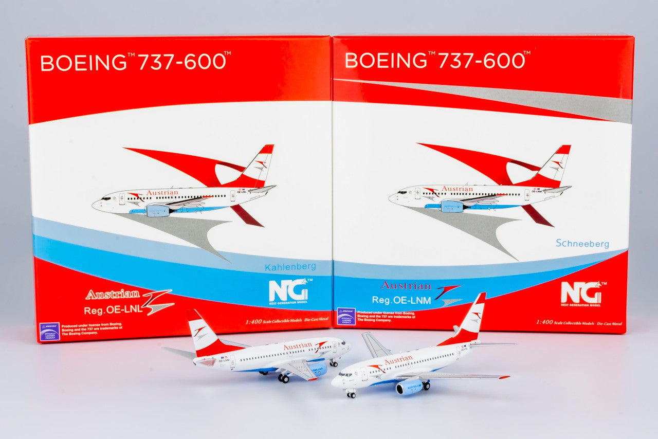 NG Models Austrian Airlines Boeing 737-600 OE-LNM 1/400 Scale