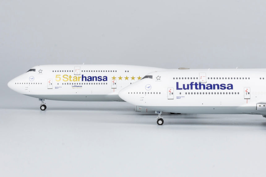 NG Model Lufthansa Boeing 747-8 D-ABYM(5 Starhansa titles) 1/400 Scale